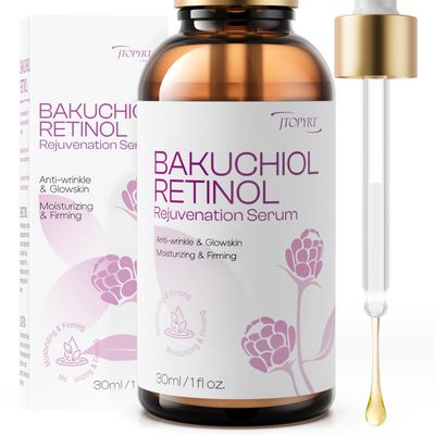 Bakuchiol Retinol Serum Alternative for Face: Bakuchiol Serum With Vitamin B5 and 2 Hyaluronic Reduce Black Spots Suitable for women and men