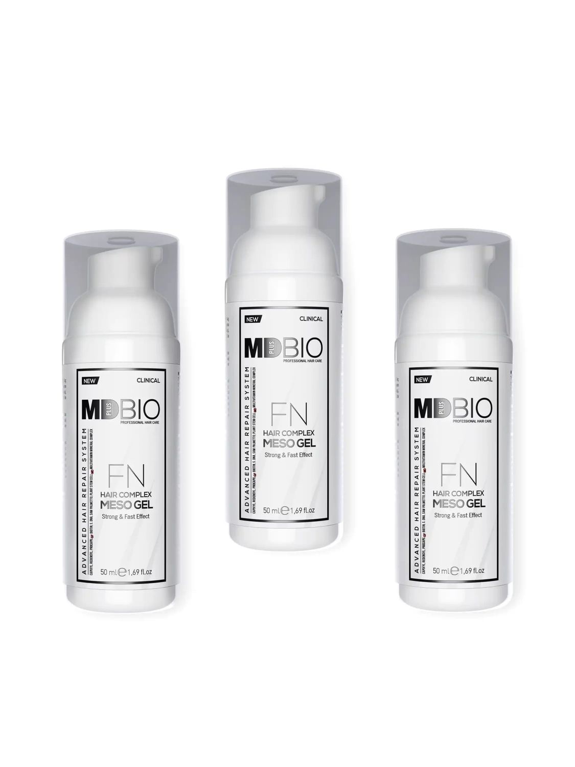 MDPLUS BIO Hair Complex Meso FN Gel - Revitalizes Hair Roots and Supports Hair Growth, Free from SLES, ALS, Parabens, and Harmful Chemicals for Safe Hair Care