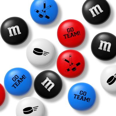 MM'S WORLD Hockey Milk Chocolate Candy Party Favors, set of 30, for Hockey Party Decor, Gifts, Favors or Sports Theme Birthday