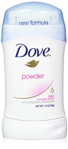 Dove Deodorant 1.6 Ounce Invisible Solid Powder (47ml) (3 Pack)