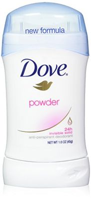 Dove Deodorant 1.6 Ounce Invisible Solid Powder (47ml) (3 Pack)
