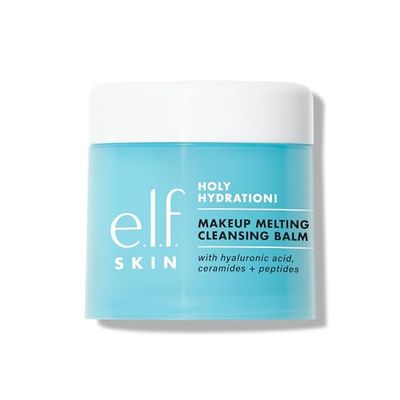 e.l.f. SKIN Holy Hydration! Makeup Melting Cleansing Balm JUMBO, Face Cleanser Makeup Remover, Infused with Hyaluronic Acid to Hydrate Skin, 3.5 Oz
