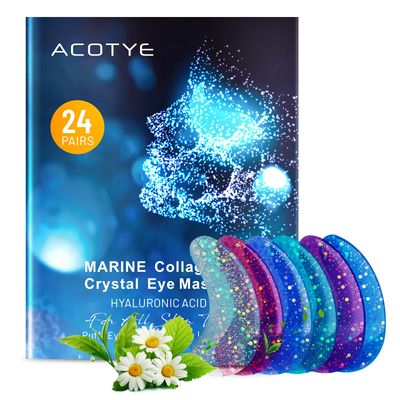 Acotye Under Eye Gel Patches 48PCS for Puffy Eyes and Dark Circles,Hydrating Hyaluronic Acid eye patches, Anti-Aging Under Eye Patches to Soothe Puffiness, Eye Bags and Wrinkles