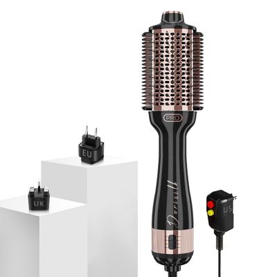 DORISILK 2.0 Upgraded Hair Dryer Brush Blow Dryer Smooth Heated Comb, One Step Hot Air Brush Hair Straightener, 4 in 1 Blowout Brush Hair Dryer and Styler Volumizer Straightener Curler Frizz-Free