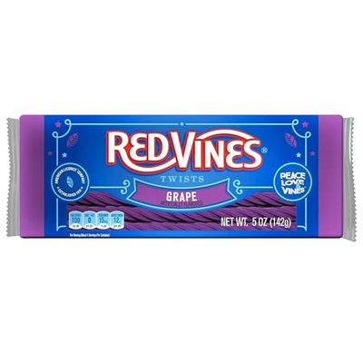 RED VINES Grape Licorice Twists, 5oz Tray