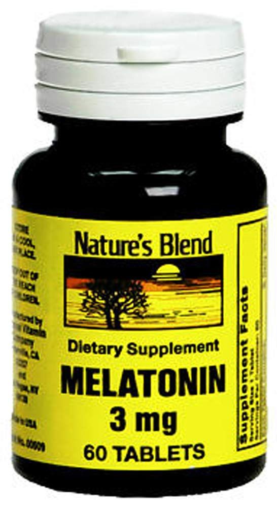 Nature&#39;s Blend Melatonin 3 mg 60 Tablets