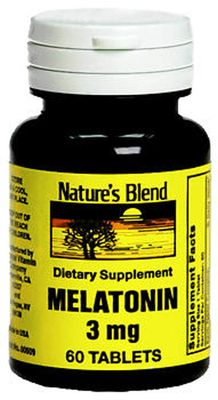 Nature&#39;s Blend Melatonin 3 mg 60 Tablets