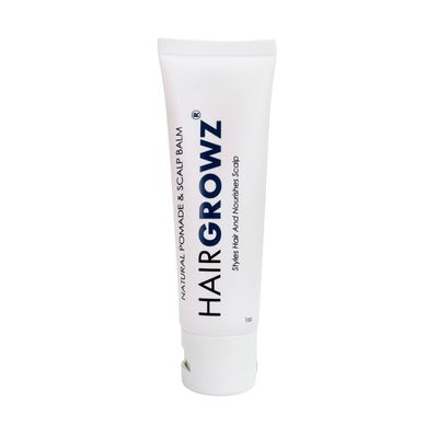HAIRGROWZ 2-in-1 Natural Pomade. 1oz Tube. For Hair, Eyebrow, Scalp.