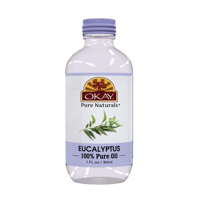 Eucalyptus Oil 100 Pure: Enhances Hair Elasticity Strength, Prevents Breakage Split Ends, Moisturizes Nourishes All Hair Textures Skin Types, Silicone Paraben-Free, Made in USA, 1oz