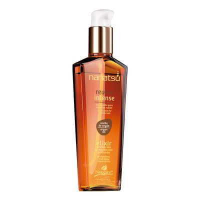 naissant Elixir Argan Oil Hair Treatment Frizz Control, Heat and UV Protection for Color Treated and Natural Hair Nourishes, Repairs, and Softens Increases Shine and Color Vibrancy (4 FlOz)