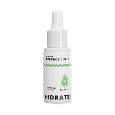 Hidratei Perfect Curls Treatment Booster, 30ml (1 fl oz), Vegan Formula, Restores Dull Hair with Shine