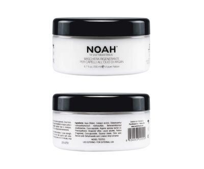 Noah Hair Mask for Hair Growth and Hair Regeneration - Argan Oil Mask for Dry Damaged Hair - Split End, Hydrating, Sulphate Free, Nourishing and Organic Hair Mask and Hair Moisturizer - 6.76 fl.oz