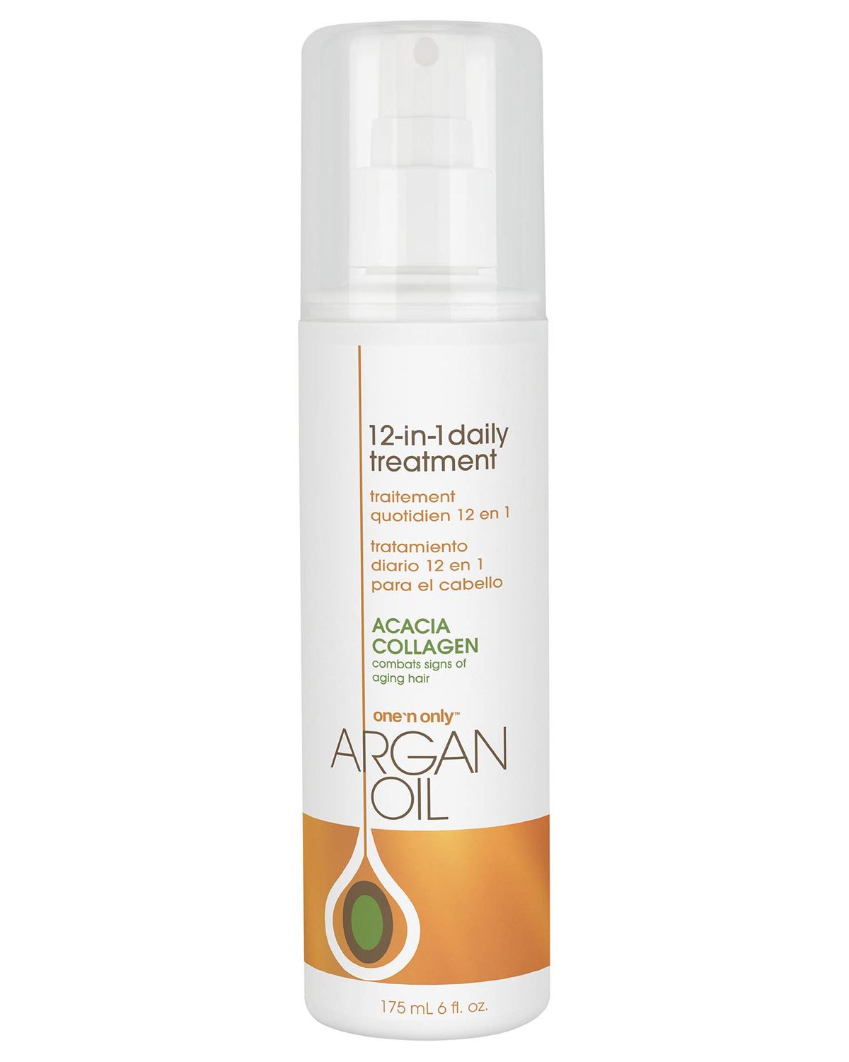 One &#39;n Only Argan Oil 12-in-1 Daily Treatment, Lightweight, Helps Control Frizz, Smooths, Detangles, Moisturizes, Strengthens and Adds Body to Dry, Damaged Hair, 6 Fl. Oz