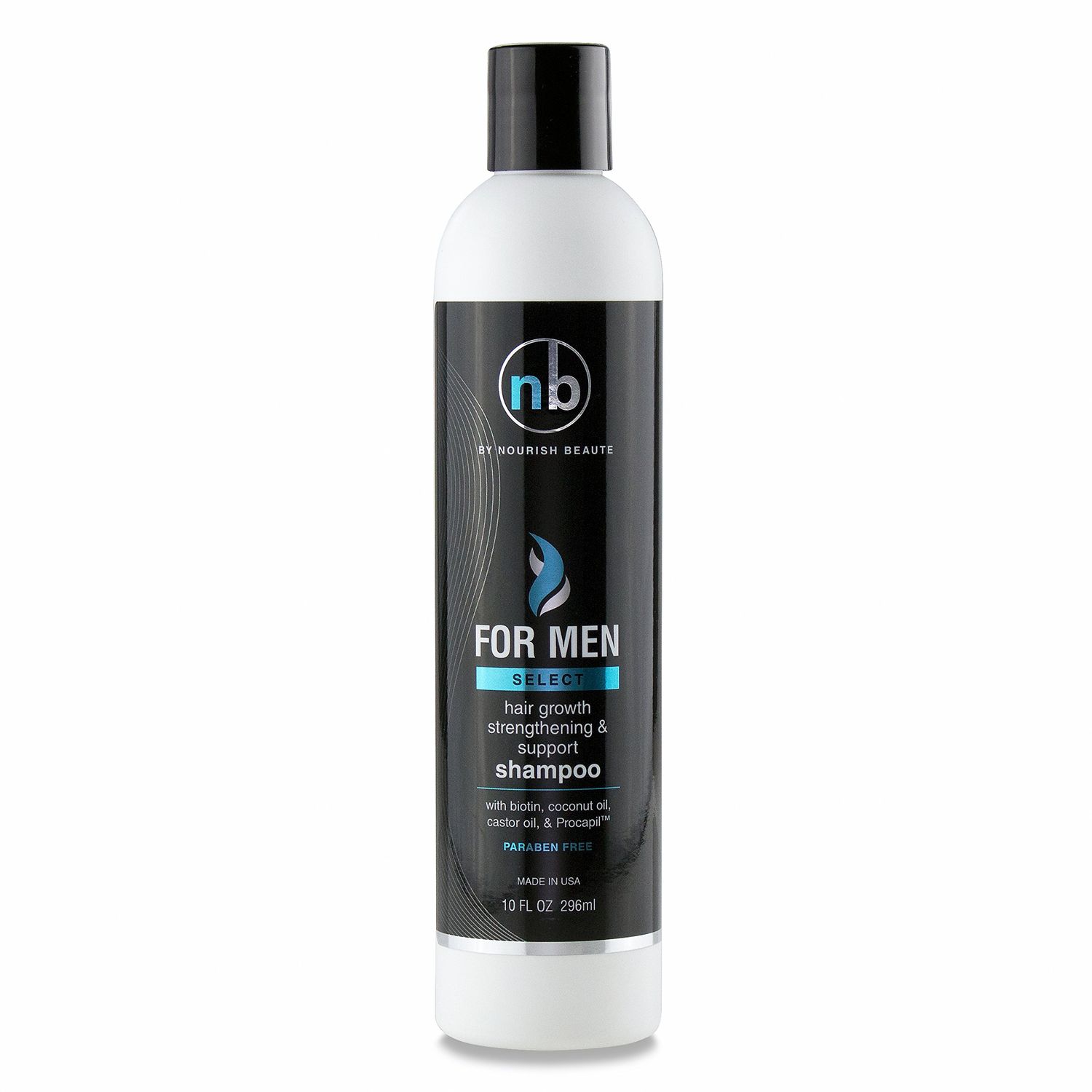 Nourish Beaute Anti Hair Loss, Hair Growth Support Shampoo for Men with Vitamins