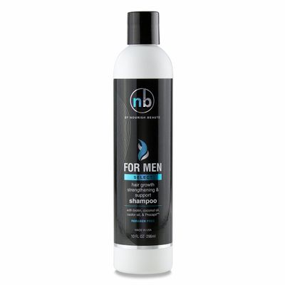 Nourish Beaute Anti Hair Loss, Hair Growth Support Shampoo for Men with Vitamins