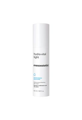 Mesoestetic Hydra-Light Moisturizing Face Cream wHyaluronic acid Urban D-tox for Normal, Oily, and Combination Skin