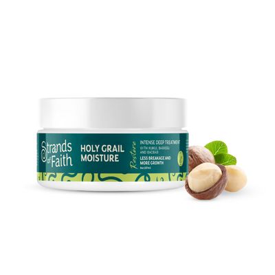Strands of Faith Restore Intense Deep Conditioning Treatment Including Babassu, Kukui, and Baobab Oil For Dry Hair Types 8 Oz (Conditioning Treatment)