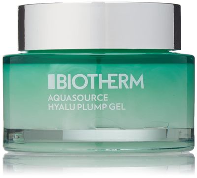 Biotherm Aquasource Hyalu Plump Gel, For Normal To Oily Skin. With plumping Hyaluronic Acid And Regenerating Biotech Plankton For Visibly Plumper And Glowing Skin, 2.54 Fl. Oz.