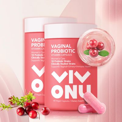 VivoNu Women&#39;s Probiotic,Prebiotics Lactobacillus Probiotic Blend,60 Billion CFUs,18 Strains,Help Women&#39;s Health,Boost Immune,Digestive,Gut,Promote Healthy Vaginal Odor Vaginal Flora