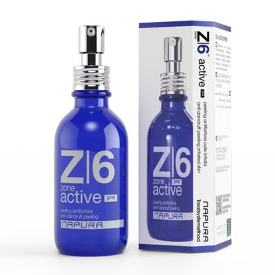 Z6 Anti Dandruff Dry Scalp Serum for Itchy, Sensitive and Irritated Scalp - Intensive Dandruff Peeling Treatment (1.69 fl oz) for Women and Men with Salicylic Acid, Zinc, Tea Tree Oil by NAPURA