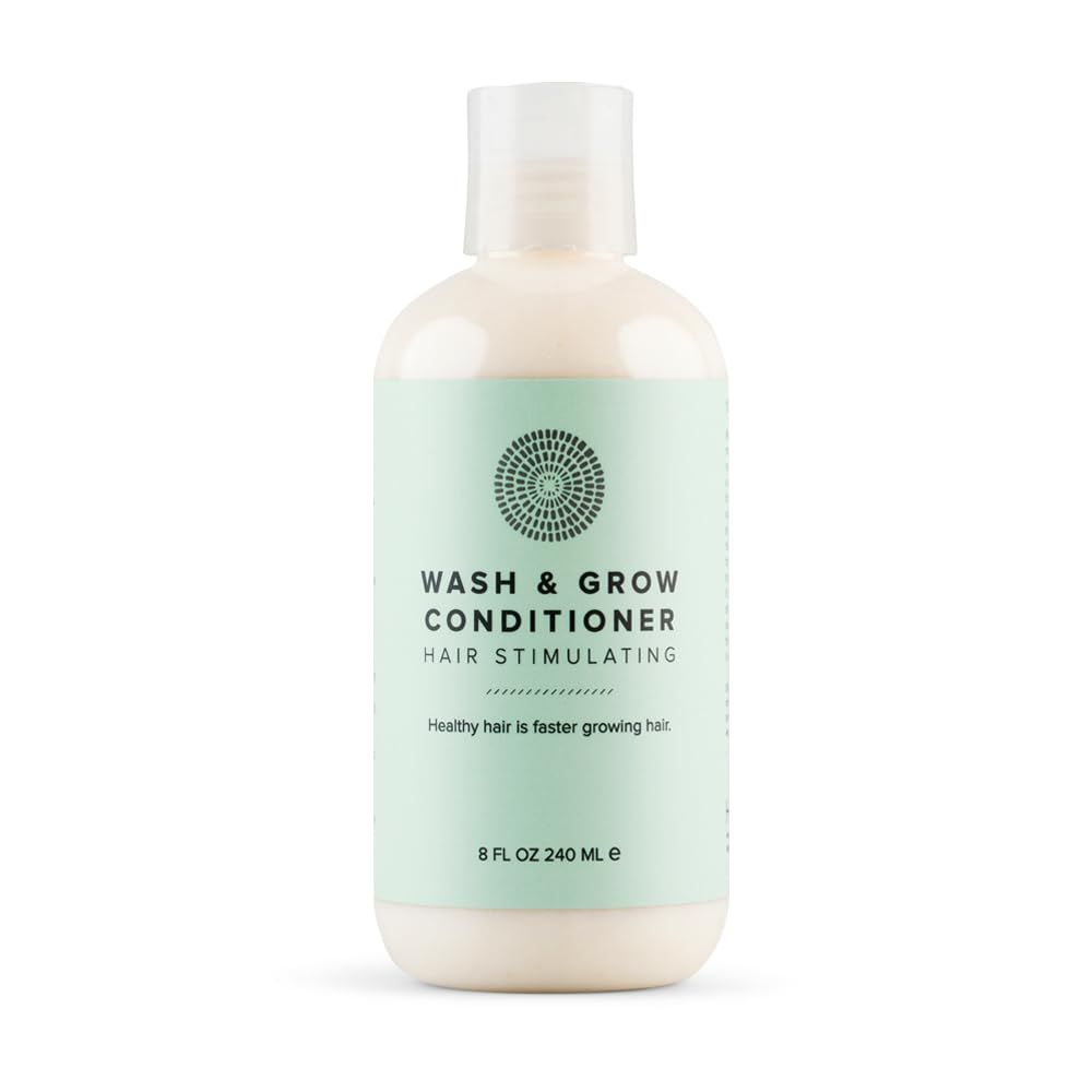 Hairprint Wash Grow Conditioner Plant-Based Therapy for Healthier, Faster Growing Hair Nourishes Strengthens Stimulates Scalp Promotes Hair Health Non-Toxic (8 Fl Oz)