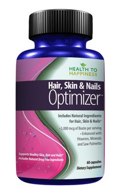 Hair Growth Formula - to Make Your Hair Grow Skin Glow Hair, Skin Nails Optimizer with 5000 Mcg of Biotin, Hydrolized Collagen More - for Men Women, 60 caps for 30 Days Use