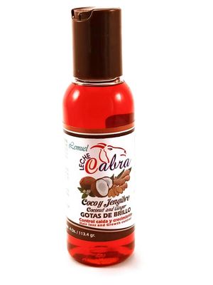 Lemuel Leche de Cabra, Coconut and Ginger Hair Shine Drops, 4 oz