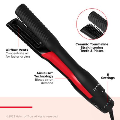 Revlon One-Step Air Straight 2-in-1 Dryer Flat Iron Straightening Dryer