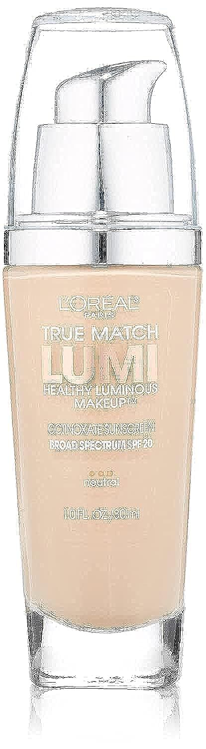 L&#39;Oreal Paris True Match Lumi Healthy Luminous Makeup, N1-2 Soft Ivory Classic Ivory , 1 fl; oz.