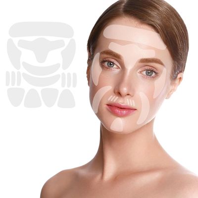 GEIMIY Facial and Forehead Wrinkle Patches: Face Wrinkle Treatment for Forehead, Smile Line, Under Eye- Anti Wrinkle Patches 160pcs