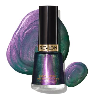 Revlon Super Lustrous Nail Polish, Chip-Resistant Longwear Formula, High Shine Finish, 120 Amethyst Smoke, 0.5 fl oz