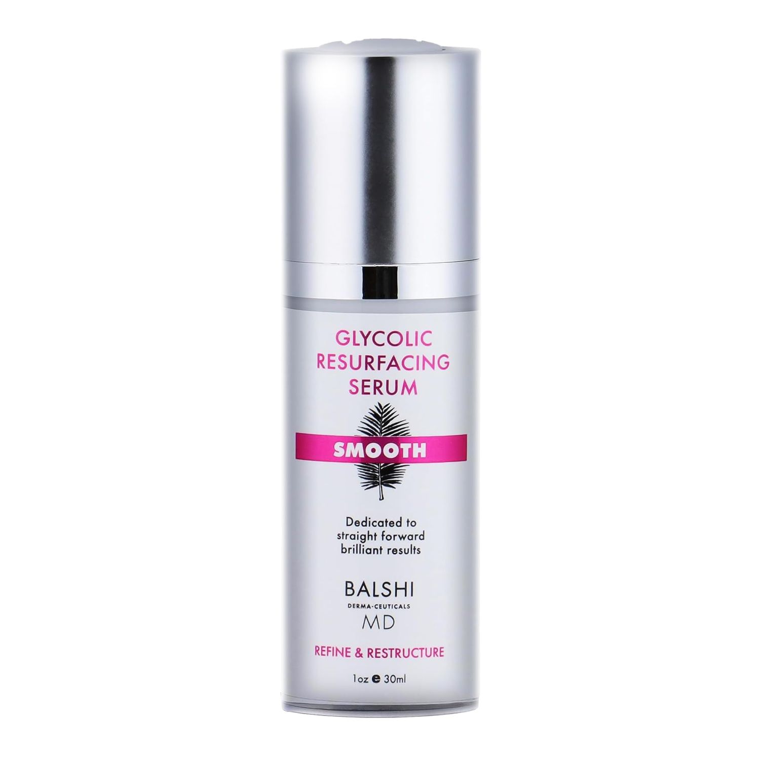 SMOOTH - Glycolic Lactic Acid Resurfacing Serum - 5 Glycolic 3 Lactic Acid, Aloe, Witch Hazel, Hyaluronic Acid - Moisturizing Hydrating Face Serum, Diminish Dryness, Fine Lines Wrinkles, 1oz