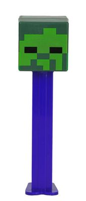 PEZ Minecraft Candy Dispenser - Zombie PEZ Candy Dispenser With 2 PEZ Candy Refills Minecraft Party Favors, Minecraft Gift, Goodie Bag