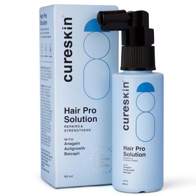 Cureskin Hair Pro Solution Hair Growth Serum with Procapil, Copper Peptide, and Niacinamide Strengthen, Repair Nourish Hair