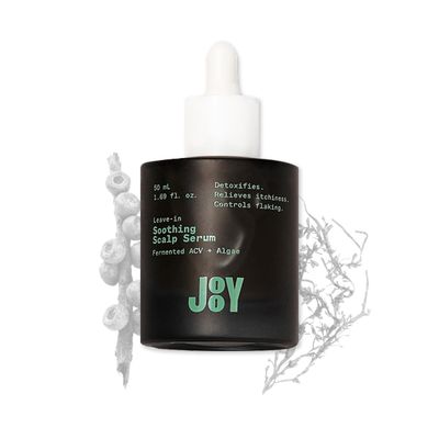 JooY Soothing Scalp Serum - Leave-In serum with Fermented Superfoods - Detoxifies, Hydrates Soothes Itchy, Stressed Scalps - With Niacinamide, Tea Tree Oil Witch Hazel - 1.69 fl oz