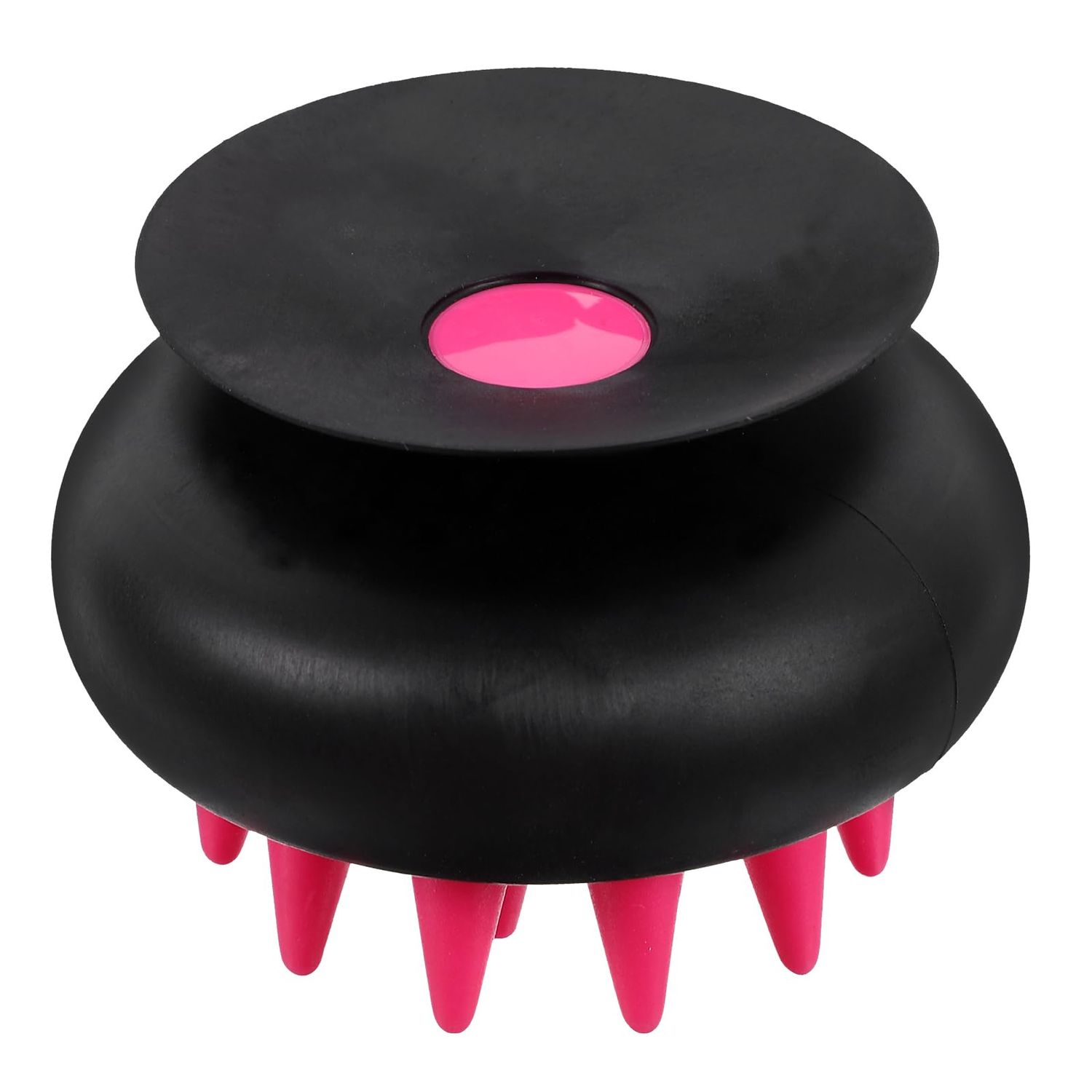 Healvian Silicone Scalp Scrubber Massager,Hair Shampoo Brush,Hair Scrubber with Suction Cup,Soft Shower Brush,Head Massager Scalp Exfoliator Brush,Handheld Head Comb for Home Barber Shop