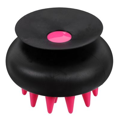 Healvian Silicone Scalp Scrubber Massager,Hair Shampoo Brush,Hair Scrubber with Suction Cup,Soft Shower Brush,Head Massager Scalp Exfoliator Brush,Handheld Head Comb for Home Barber Shop