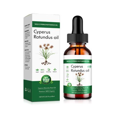 Wild Cyperus Rotundus Oil, 100 Organic, 2.02 fl oz, For Hair Removal, Smooth Skin