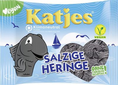 Katjes Salzige Heringe 200g (Salty Licorice Herrings 7oz)