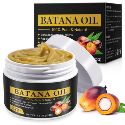 Batana Oil for Hair Growth 120G,100 Pure Unrefined Batana Oil Repairs Dyness Damaged Hair, Prevent Hair Loss, for Hair Regrowth