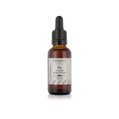 SALERM - Beard Oil for Men - Homme Barber Line - 30 ml - with Organic Raspberry Oil and Rosehip - for Beard, Mustache, and Hair - Nourishes and Softens Beard Hair