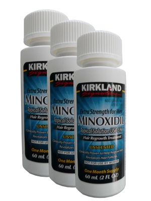 3 MONTHS Kirkland Extra Strength Minoxidil Topical Solution USP 5 Hair Regrowth