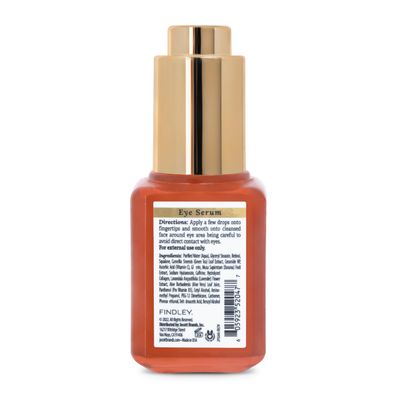 Findley Vitamin C Hyaluronic Acid All-in-One Eye Serum Minimizes Puffiness Dark Circles Radiant Glow (1 Fl Oz)