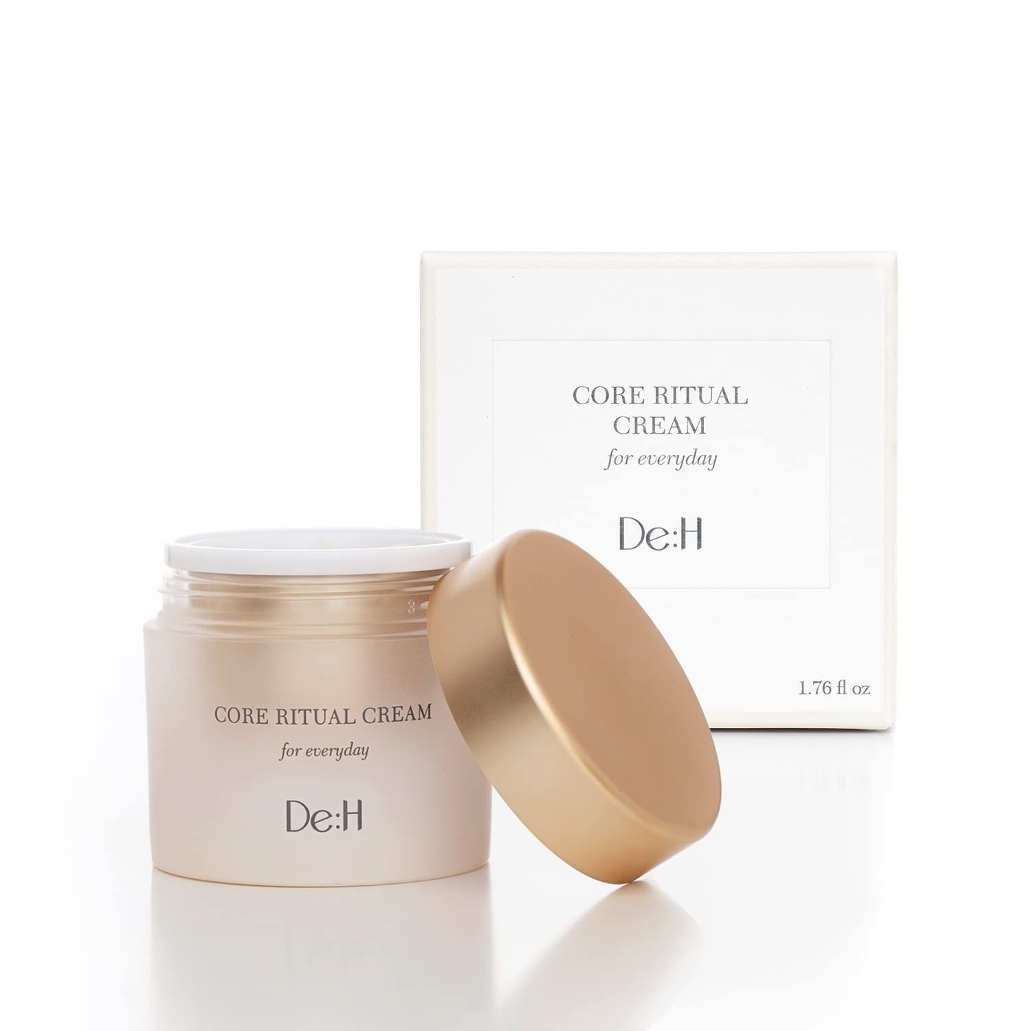 De:H Core Ritual Barrier Repair Cream, Day Night Moisturizer With Ceramide, Hyaluronic Acid And Peptide, Suitable For Dry Skin Sensitive Skin. Korean Skincare