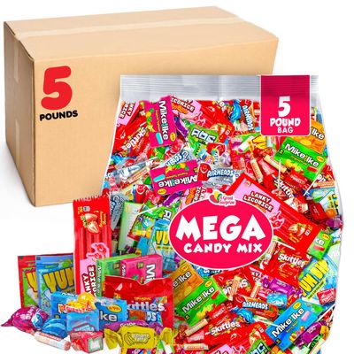 Pinata Bulk Candy - 5 Pounds - Individually Wrapped Variety Pack