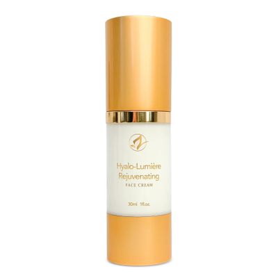 Zatural Hyalo-Lumire Rejuvenating Luxurious Face Cream Lift, Tone, Tighten, Vitamin C Moisturizer, Hyaluronic Acid, Vegetable Collagen