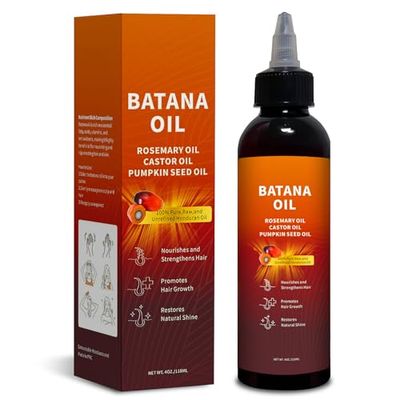 Natural Batana Hair Revival Formula,4in1with Rosemary, Pumpkin Seed Oil, For Scalp and Hair Health