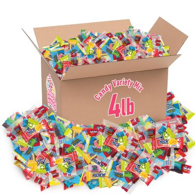 Candy Variety Pack, Bulk Candy Individually Wrapped, Perfect Assortment for Birthdays, Office Sharing and Everyday Snacking, Variety Pack for Party Favors (4 Lb)