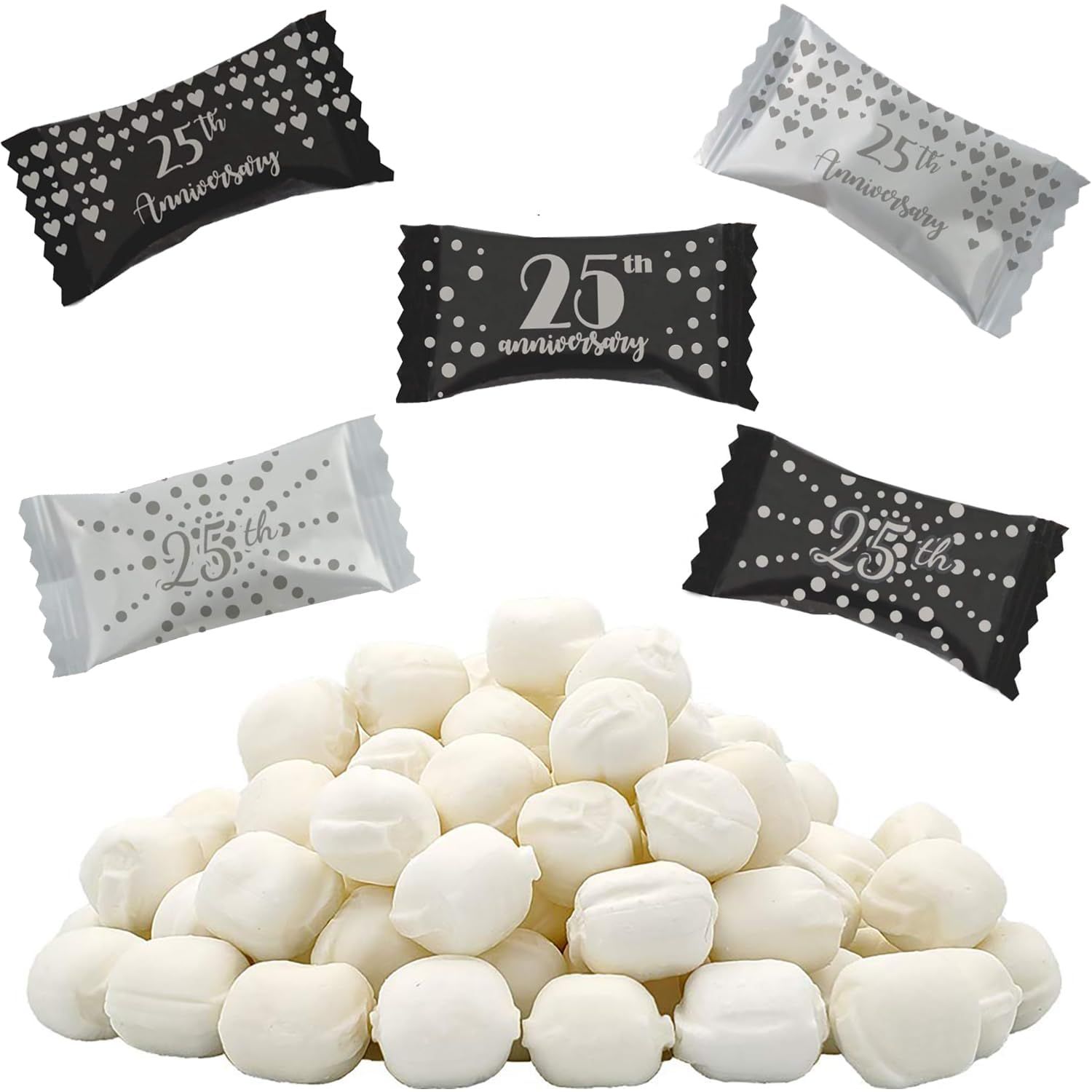 Fruidles 25th Anniversary Buttermints, Mint Candies, After Dinner Mints, Fat-Free, Individually Wrapped (55 Pieces)