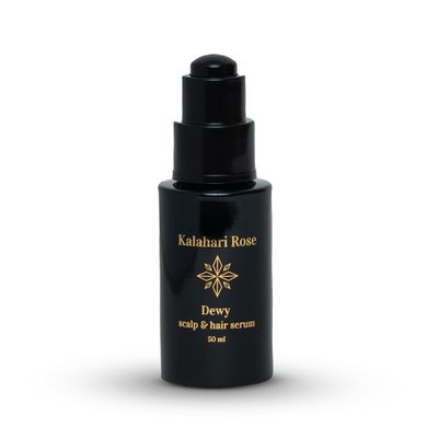 Kalahari Rose Hydrating Scalp Serum for Hair Growth with Biotin Natural Oils, Revitalizing Treatment for Thin Damaged Hair, Strengthening Thickening Formula for Men Women, 1.6 Oz